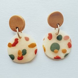Gold Confetti Earrings